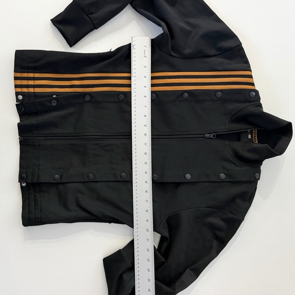 Adidas x Ivy Park IVP 4ALL Track Jacket Black Mesa Gold 3 Stripe 2XS NWT - Picture 10 of 11